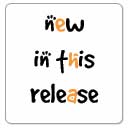 New features in this version